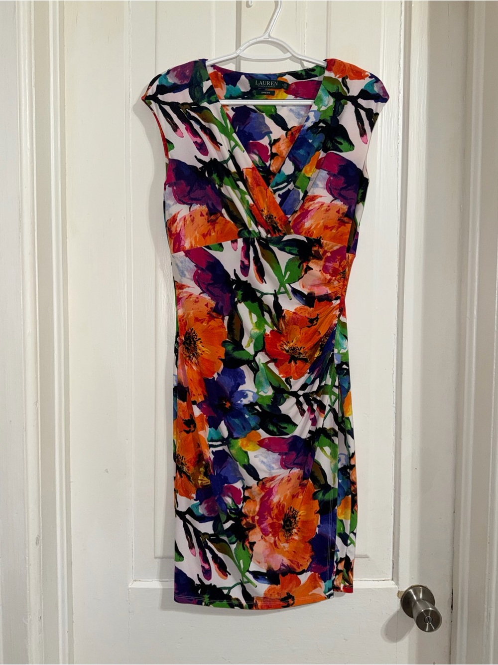 Womens size 6 Lauren Ralph Lauren Floral dress summer sun‎ dress party